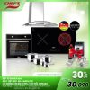 COMBO 36: Bếp điện từ Chefs EH-MIX366 + hút mùi EH-R506E7 + chậu Eurosun EU-8143BK + vòi S-K006 + bộ nồi Faster Melody 2 COMBO EH MIX366