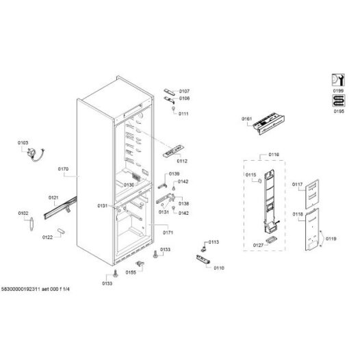 Tủ lạnh Bosch KGN39KL35 - Ảnh 2