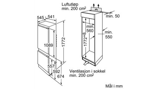 TỦ LẠNH BOSCH KIV38X20 - Ảnh 2