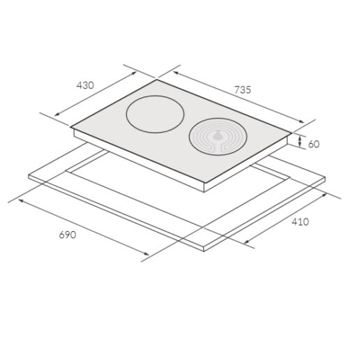 Bếp điện từ 2 vùng nấu Eurosun EU-TE259Max - Ảnh 4