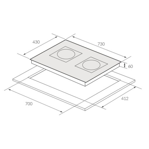 Bếp từ 2 vùng nấu Eurosun EU-T726Pro - Ảnh 3
