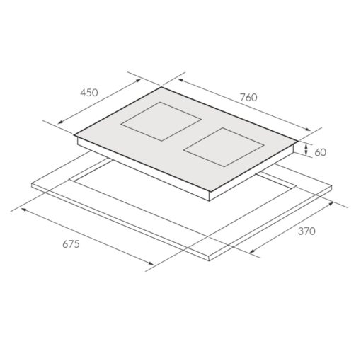 Bếp từ 2 vùng nấu Eurosun EU-T899G - Ảnh 3