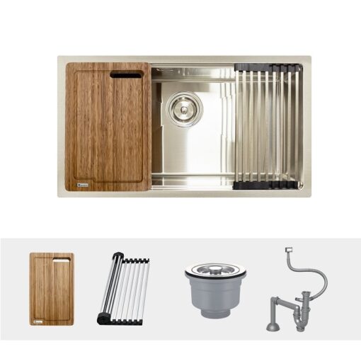 Chậu rửa bát Konox Workstation Sink – Undermount Sink KN8046SU Basic - Ảnh 3
