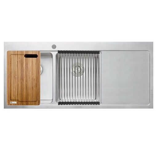 Chậu rửa bát Konox Workstation - Topmount KN11650TD Bàn phải