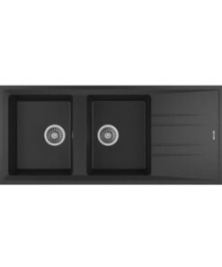 Chậu rửa bát Teka Stone 80 B-TG 2B 1D Black