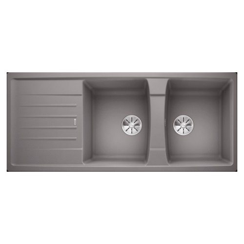 Chậu rửa chén Blanco LEXA 8S Alu Metalic 6 chau rua blanco lexa 8 s alu metallic