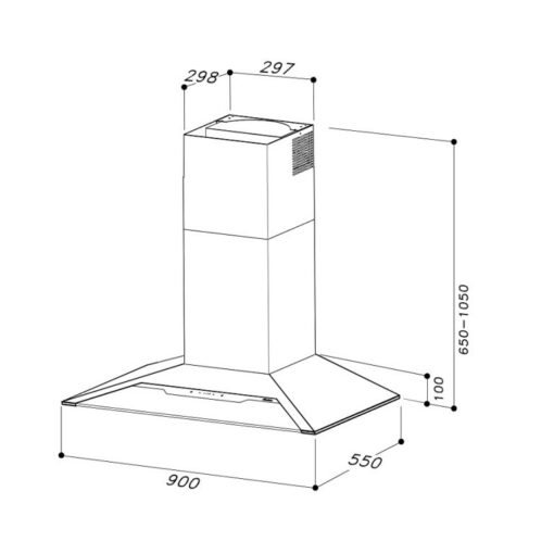 Máy hút áp tường Dudoff Jupiter S (HW-S01S) - Ảnh 4