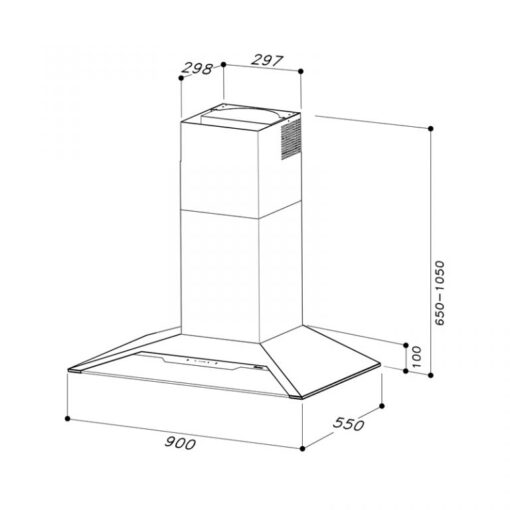 Máy hút áp tường Dudoff Jupiter S (HW-S01S) - Ảnh 2