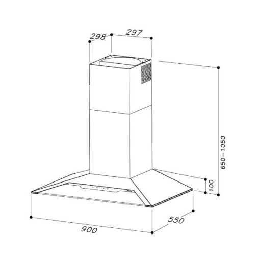 Máy hút áp tường Dudoff Jupiter S (HW-S01S) - Ảnh 3