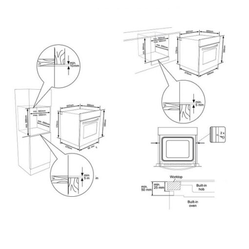 Lò nướng Dudoff London Pearl (OE-V02RC ) - Ảnh 2