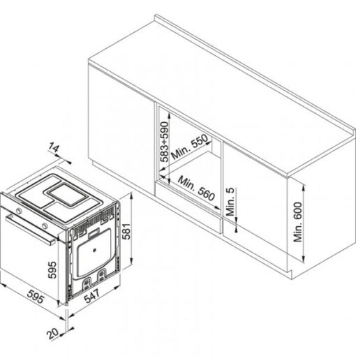 Lò nướng âm tủ Franke CR 982 M BK DCT TFT 116.0374.300 - Ảnh 2