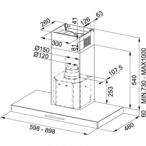 Máy hút khử mùi Franke FCR 925 TC WH/XS 110.0379.172 - Ảnh 3
