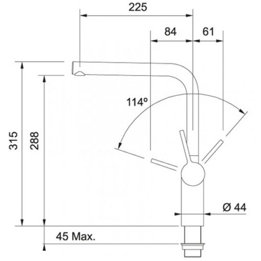 Vòi rửa Franke FS SL SW Steel 115.0370.581 - Ảnh 2