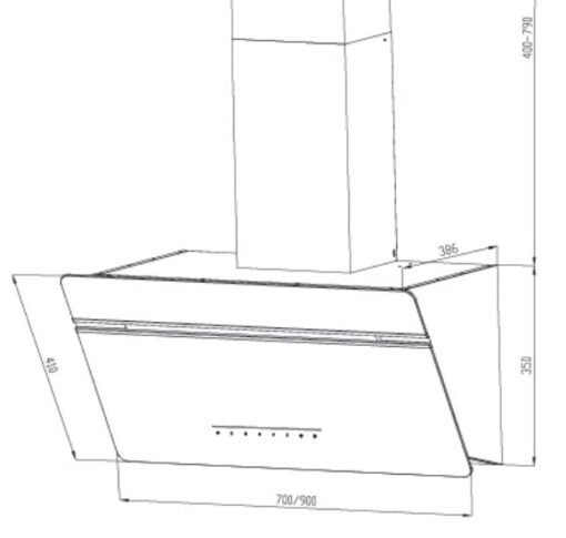 Máy hút mùi Eurosun EH-90CN73 - Hình ảnh 3