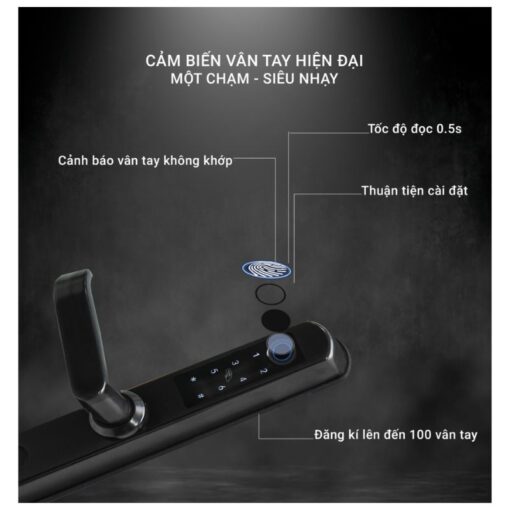 Khoá vân tay Chefs EH-A11RBT