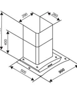 Kích thước máy hút mùi Sevilla SV-590