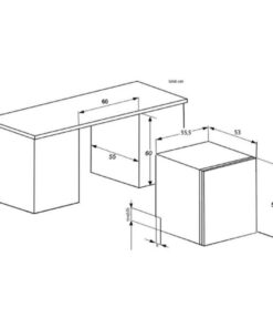 Kích thước máy rửa bát âm tủ Lorca TA 916DWB