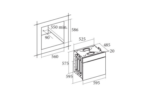 Lò nướng Cata CDP 780 AS WH - Ảnh 3