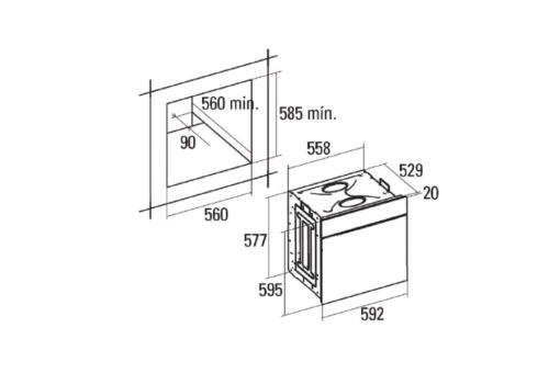 Lò nướng Cata CDP 790 PYRO - Ảnh 2