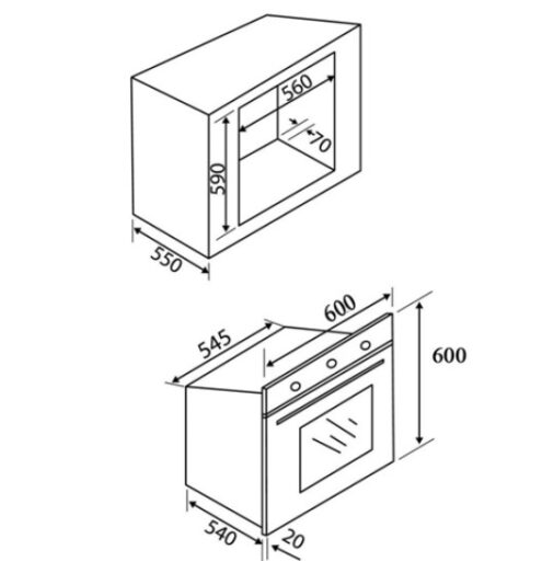 Lò nướng Malloca EB-8B25 - Ảnh 3