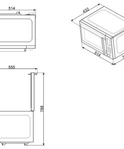 lo vi song ket hop nuong hafele smeg moe25x 536.34.203 3