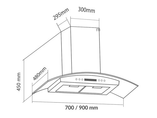 Máy hút mùi gắn tường EUROSUN EH-90K11E 7 may hut mui gan tuong eurosun eh 90k11e 1