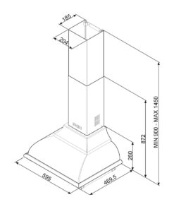 may hut mui hafele smeg kc16aoe 536.84.774 2