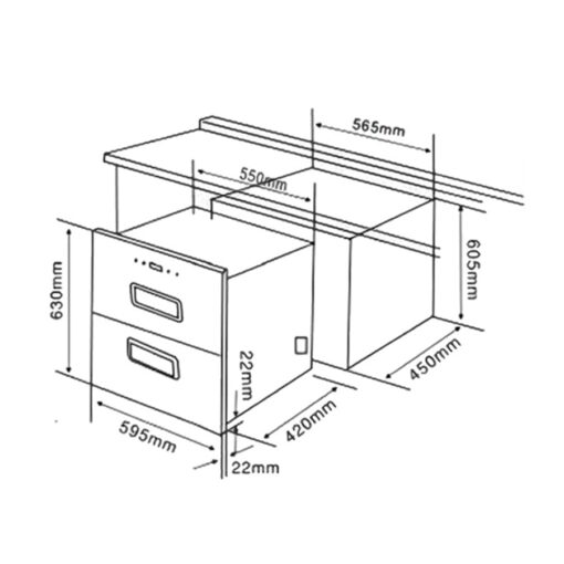 Máy sấy bát Eurosun EU-DS120 - Ảnh 2