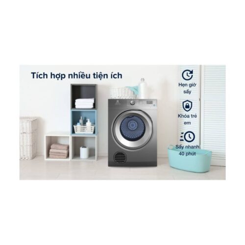 tiện ích của máy sấy thông hơi Electrolux EDS854N3SB