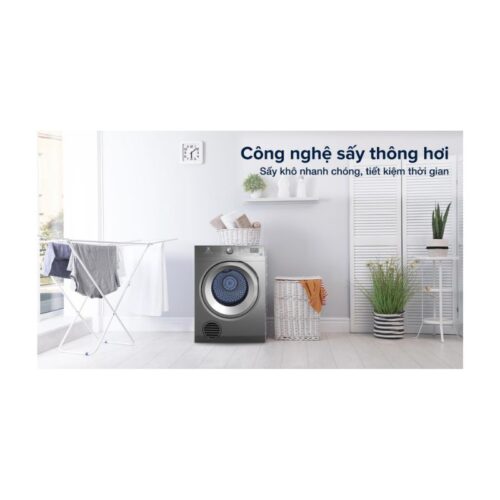 công nghệ sấy thông hơi của máy sấy thông hơi Electrolux EDS854N3SB