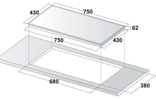 Bếp gas âm Sevilla SV-302 - Ảnh 2