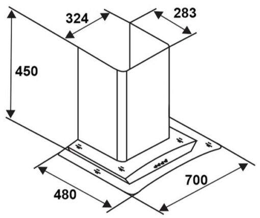Máy hút mùi Sevilla SV-370 - Ảnh 3