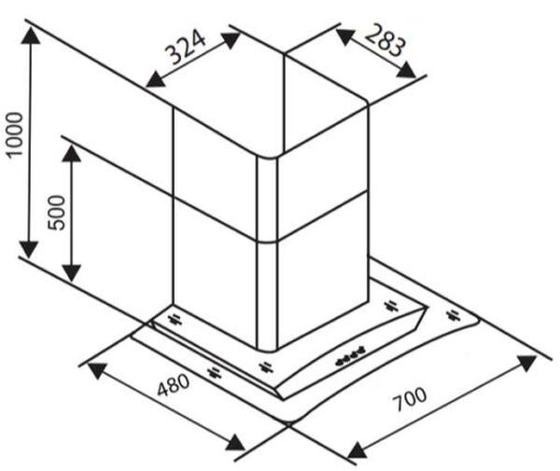 Máy hút mùi Sevilla SV-770 - Ảnh 3