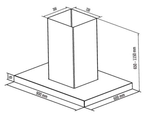 Máy hút mùi độc lập Sevilla SV-DL90T - Ảnh 3