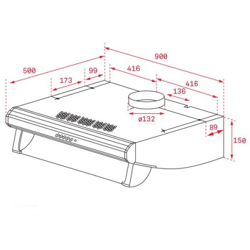 Máy hút mùi TEKA C 9420 40466250 - Ảnh 3