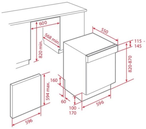 Máy rửa chén TEKA DW9 55 S - Ảnh 2