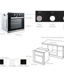 Thông số Lò nướng âm tủ Hafele HO-K60B 534.05.581