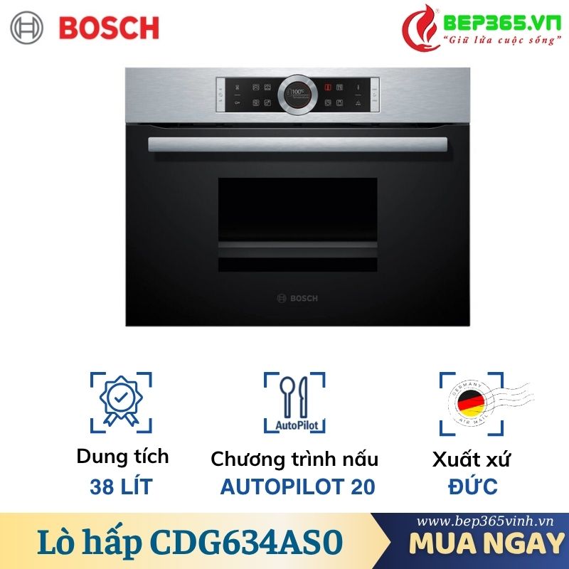 Lò hấp Bosch CDG634AS0 3 Lò hấp Bosch CDG634AS0