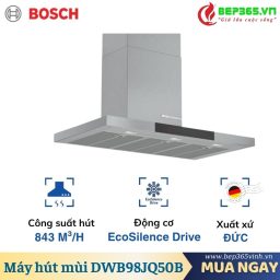 Máy hút mùi gắn tường Bosch DWB98JQ50B