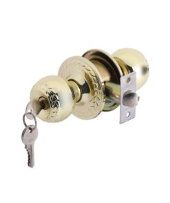 Khóa cửa phòng tay nắm tròn Demax LK801 PB