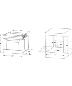 Kích thước Lò nướng Hafele HO-2KT65A 538.61.441
