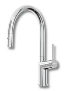 Vòi rửa bát rút dây Konox Neva Chrome