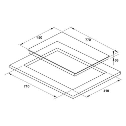 Lắp đặt bếp từ 2 vùng nấu Hafele HC-I772D 536.61.645