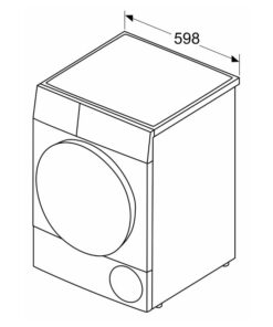 Máy sấy quần áo Bosch WTW85400SG