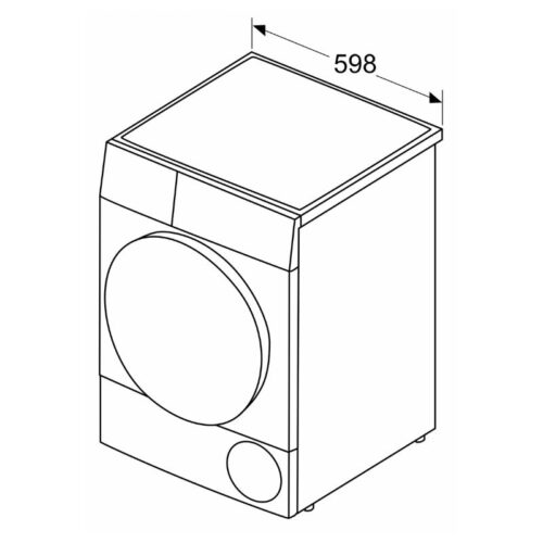 Máy sấy quần áo Bosch WTW85400SG