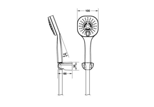 Bộ sen tay Hafele Senso 589.85.314 - Ảnh 2