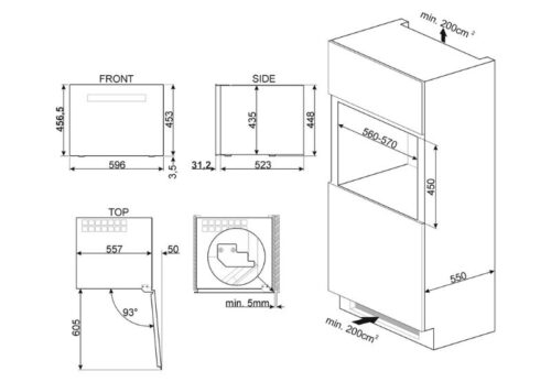 hafele smeg cvi621rwnr3 535.14.571 3