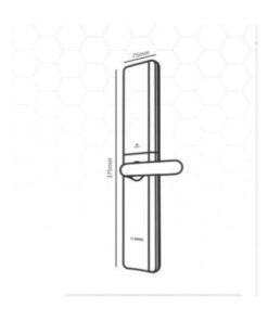 Kích thước của Khóa cửa điện tử Bosch ID80 EU