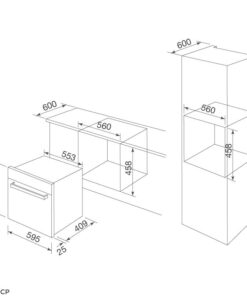 Kích thước lò hấp Malloca MST-35CP