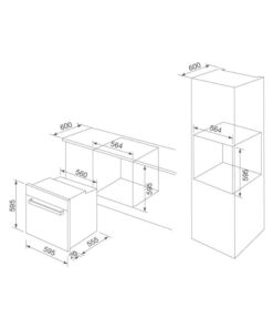 Kích thước lò nướng Malloca MOV-72 PYRO